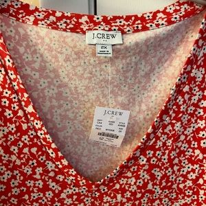 J Crew factory tiered midi dress. NWT. Size 2x